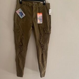 Olive Cargo Joggers